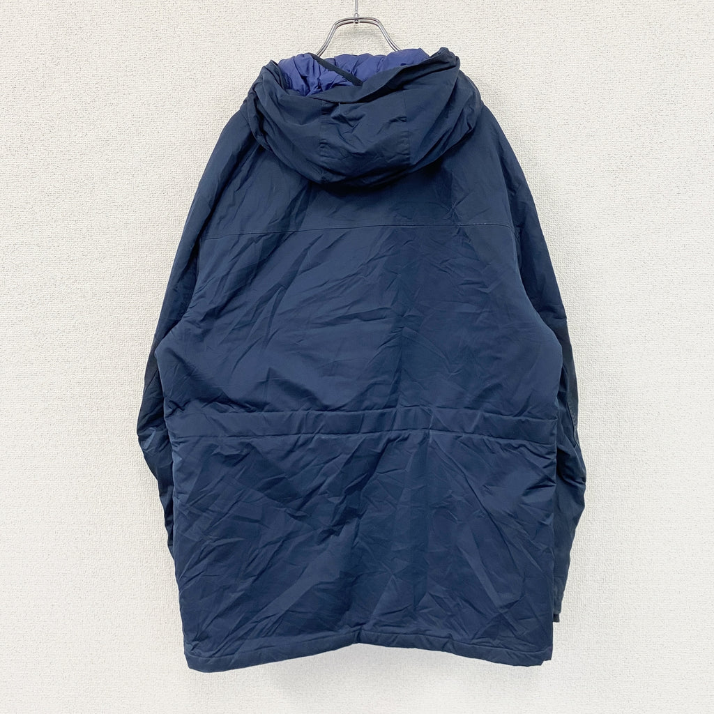 LACOSTE　ラコステ　マウンテンパーカー　中綿入り　紺　ネイビー　Mサイズ　古着