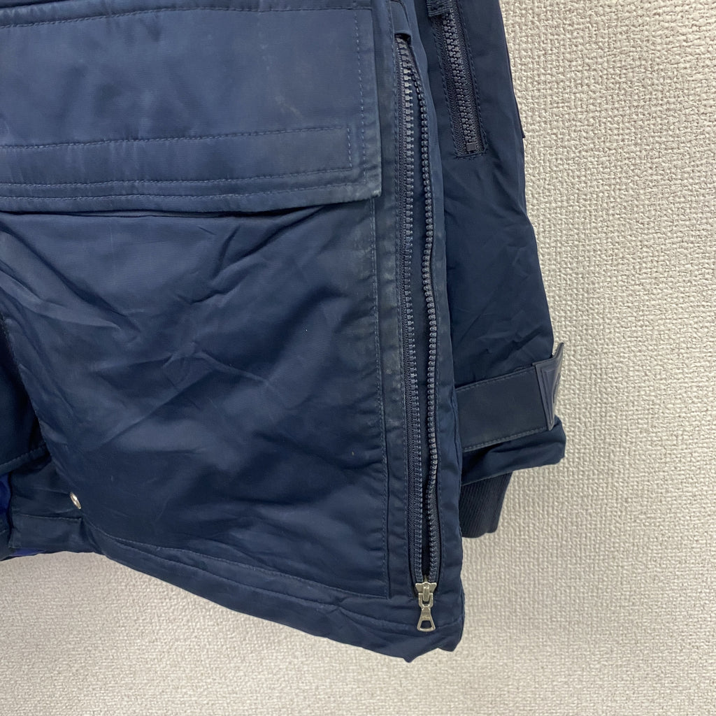 LACOSTE　ラコステ　マウンテンパーカー　中綿入り　紺　ネイビー　Mサイズ　古着