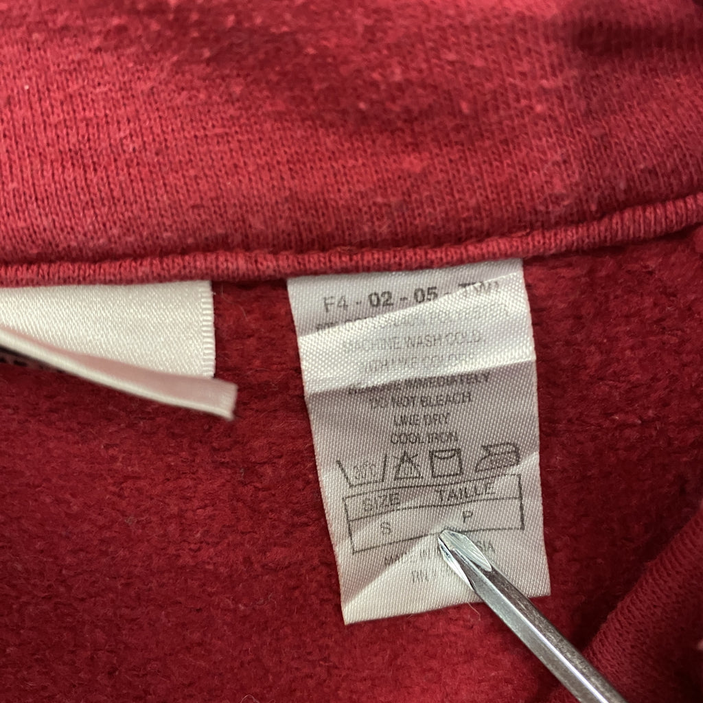 NIKE　ナイキ　ハーフジップスウェット/トレーナー　赤　レッド　Sサイズ　古着