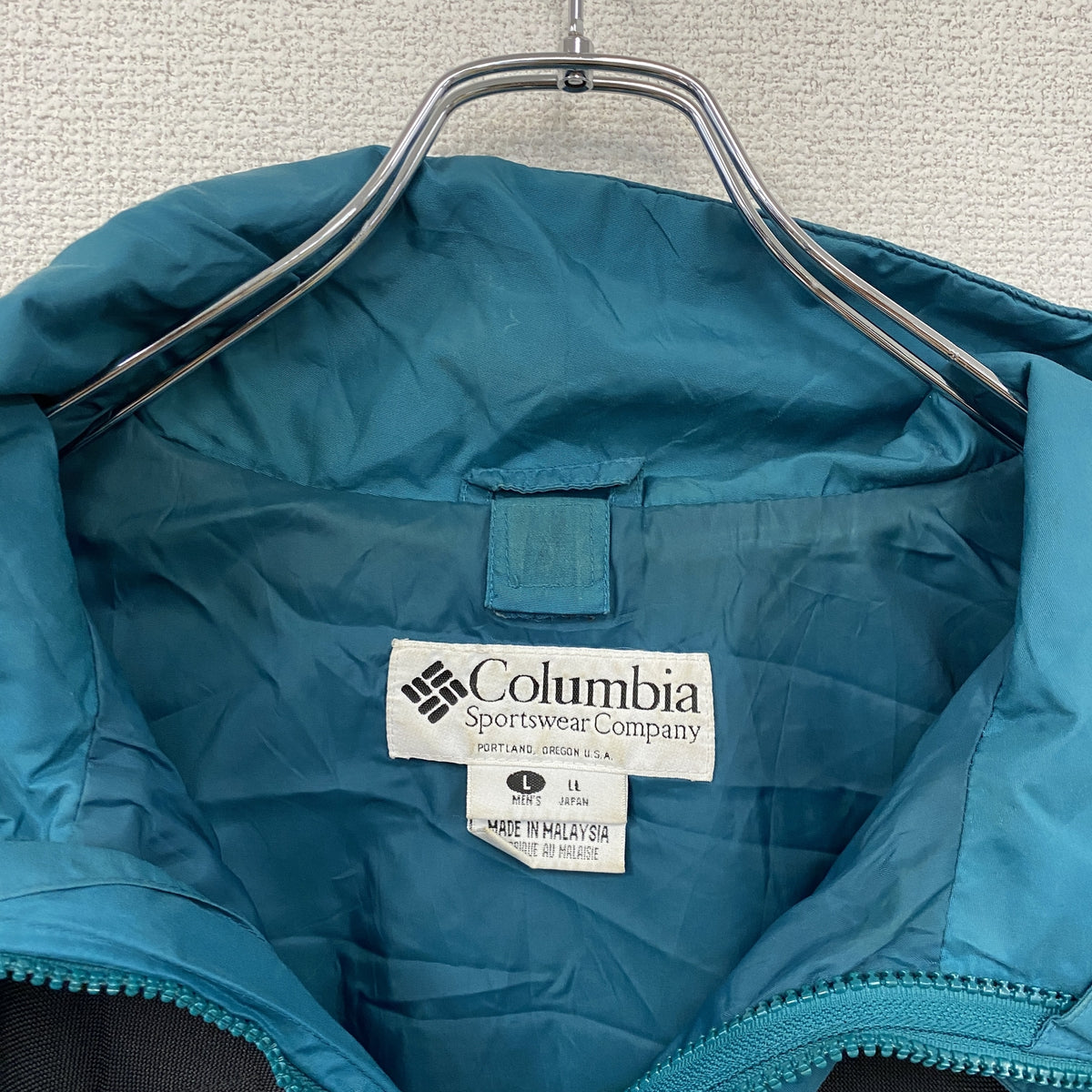 Columbia　コロンビア　Bugaboo　バガブー　マウンテンパーカー　ブルーグリーン　Lサイズ　古着