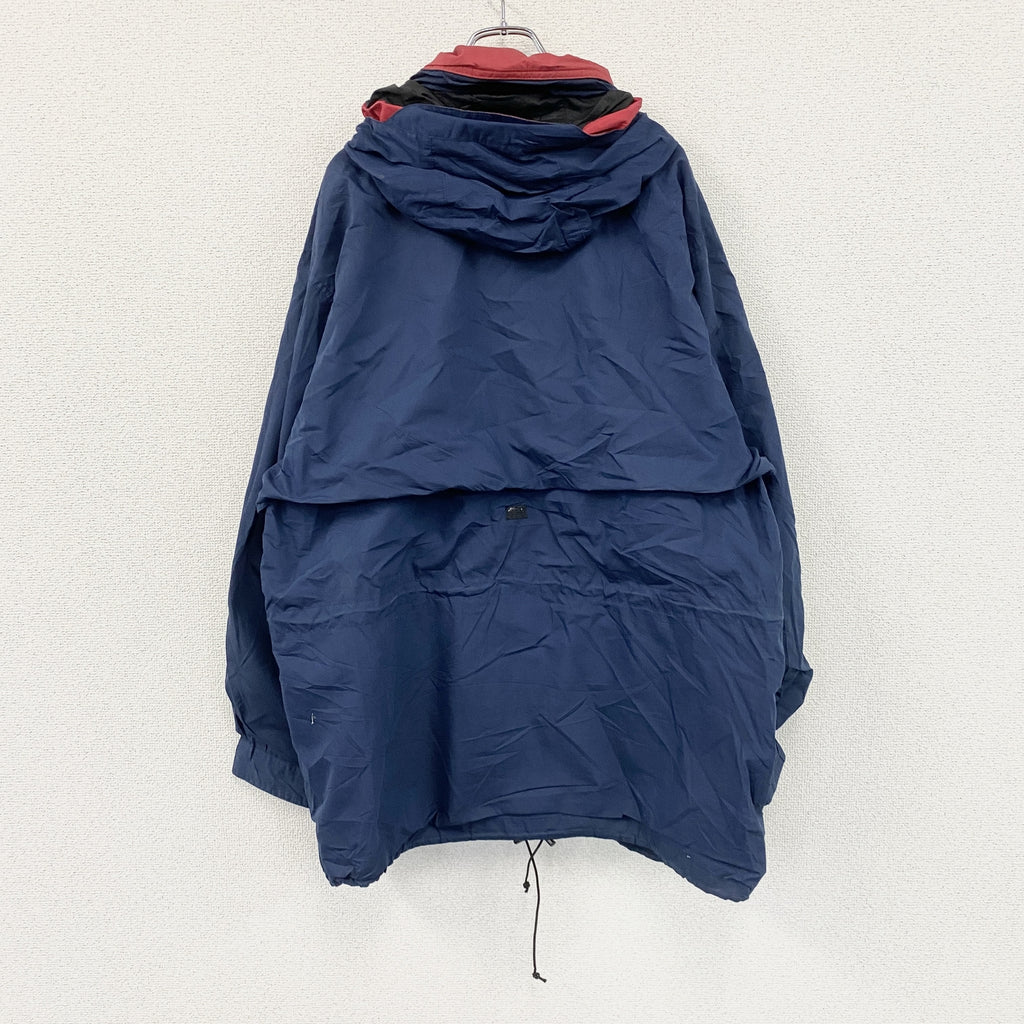 Eddie Bauer　エディバウアー　マウンテンパーカー/ナイロンジャケット　紺　ネイビー　XLサイズ　古着