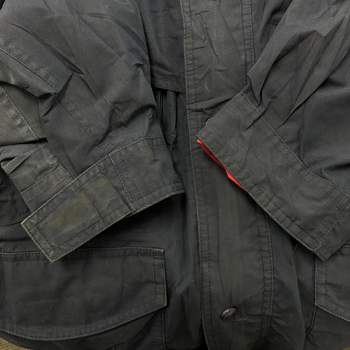 Eddie Bauer　エディバウアー　マウンテンパーカー/ナイロンジャケット　紺　ネイビー　XLサイズ　古着