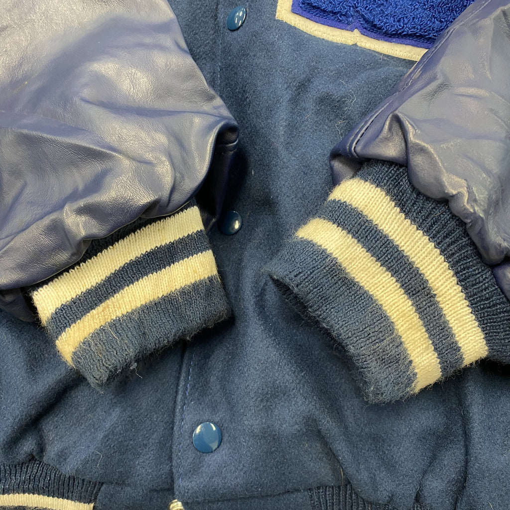 NEFF　ネフ　スタジャン/スタジアムジャケット　青　ブルー　XLサイズ　古着
