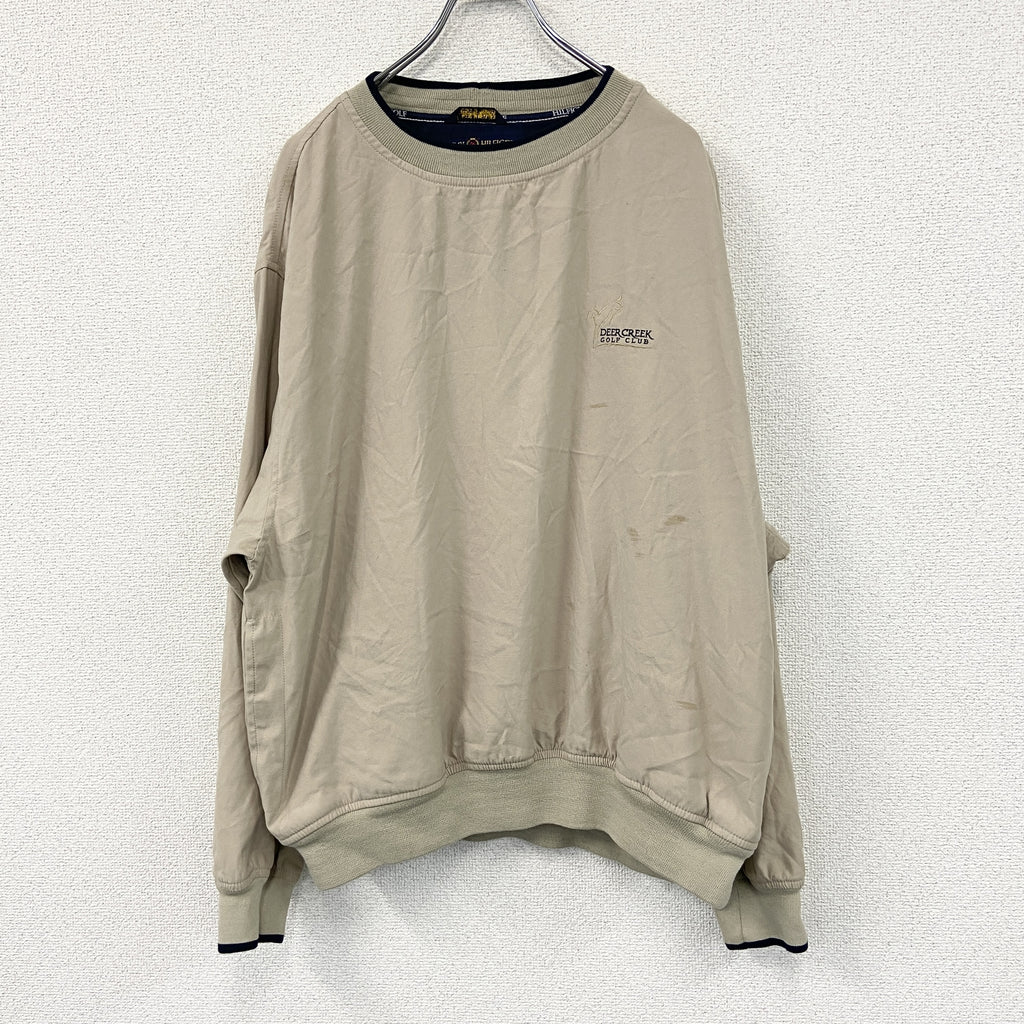 TOMMY HILFIGER　トミーヒルフィガー　プルオーバージャケット　ベージュ　XLサイズ　古着