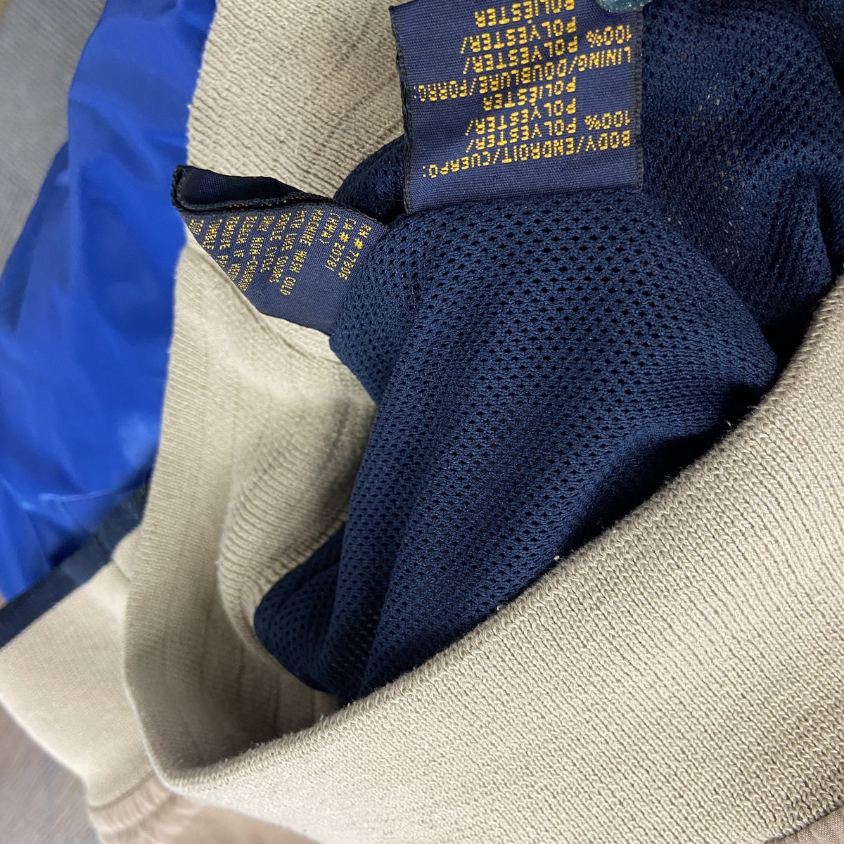 TOMMY HILFIGER　トミーヒルフィガー　プルオーバージャケット　ベージュ　XLサイズ　古着