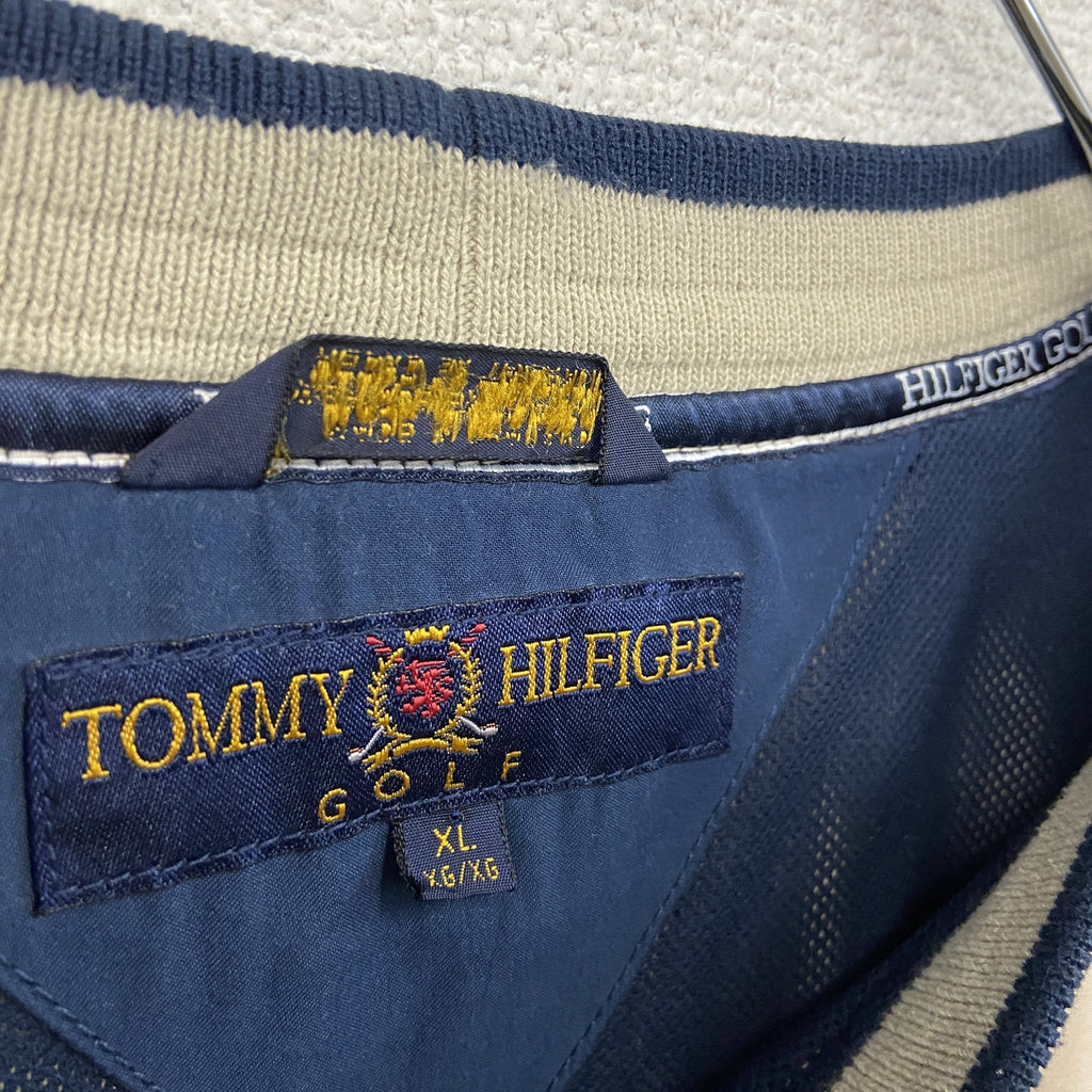 TOMMY HILFIGER　トミーヒルフィガー　プルオーバージャケット　ベージュ　XLサイズ　古着