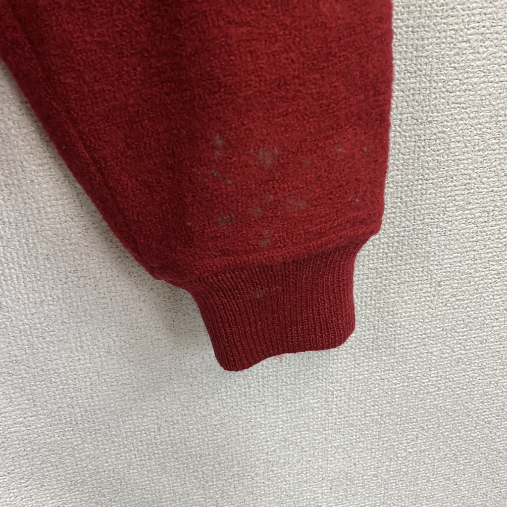 L.L.Bean　エルエルビーン　ハーフジップニットセーター　赤　レッド　Lサイズ　古着