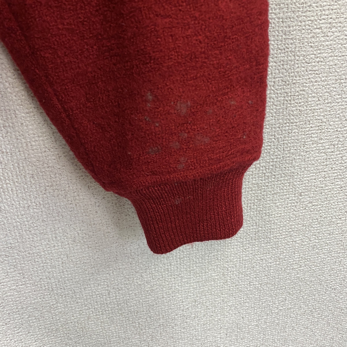 L.L.Bean　エルエルビーン　ハーフジップニットセーター　赤　レッド　Lサイズ　古着