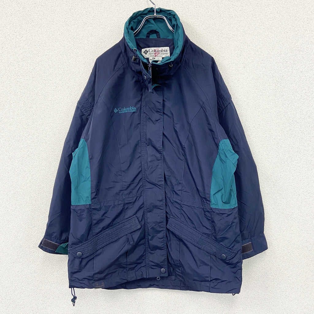 Columbia　コロンビア　マウンテンパーカー　紺　ネイビー　Mサイズ　古着