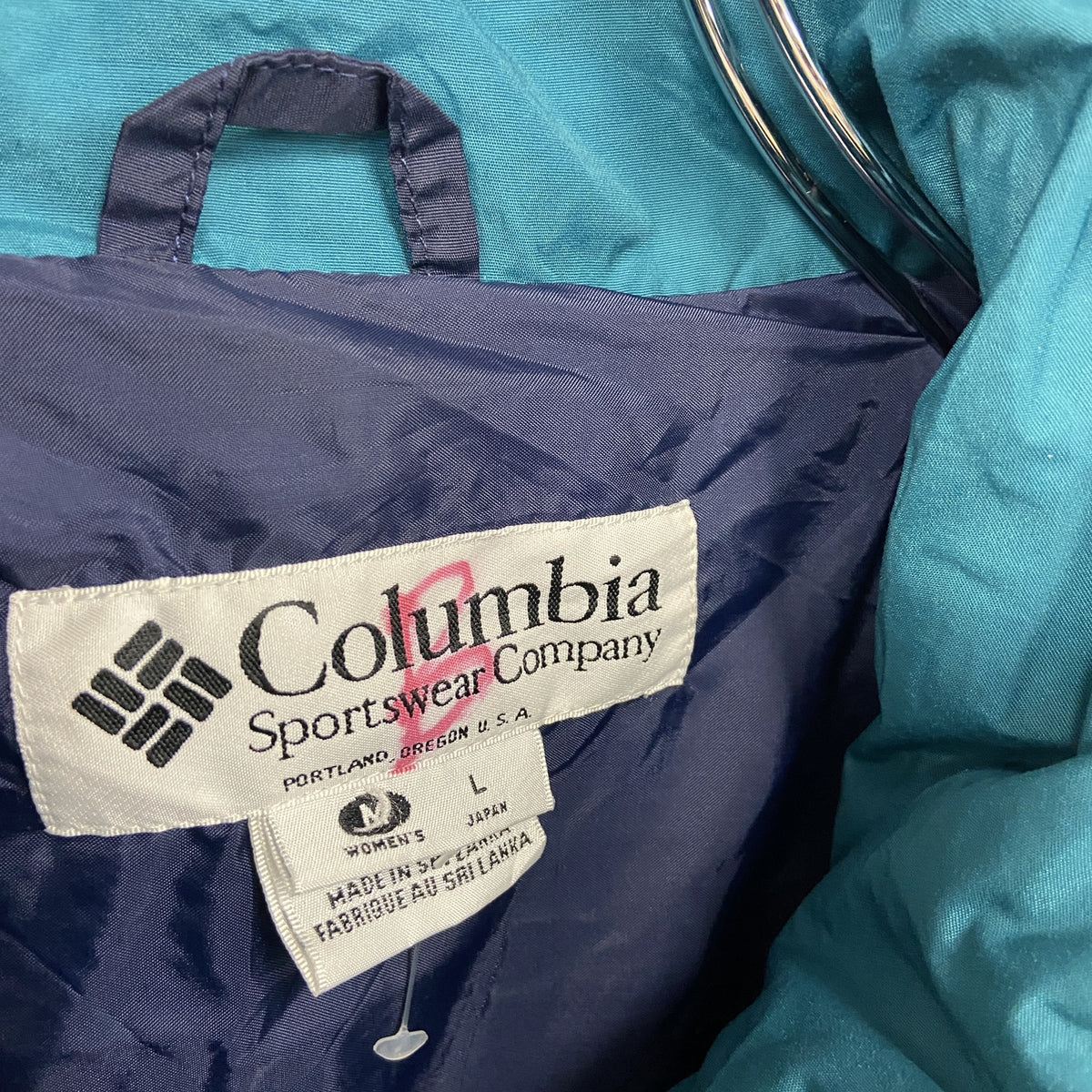 Columbia　コロンビア　マウンテンパーカー　紺　ネイビー　Mサイズ　古着