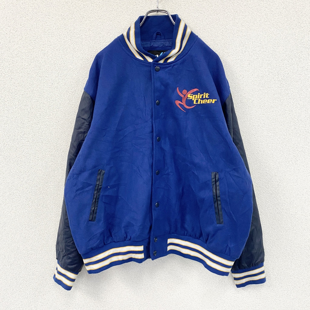 VARSITY　バーシティ　スタジャン/スタジアムジャケット　青　ブルー　古着