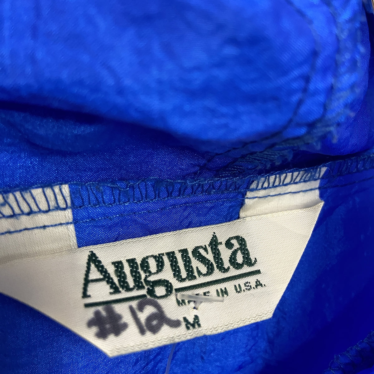 Augusta　アノラックパーカー/フーディー　ナイロンジャケット　青　ブルー　Mサイズ　古着
