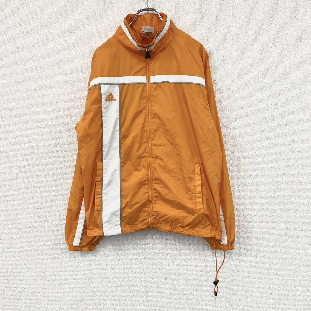 adidas　アディダス　マウンテンパーカー/ナイロンジャケット　オレンジ　Sサイズ　古着