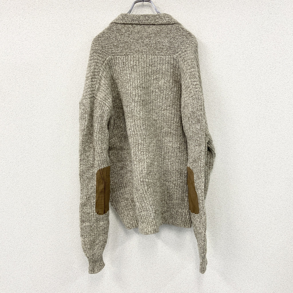 ORVIS　オービス　ウールニットカーディガン　ベージュ　XLサイズ　古着
