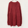 Station Mounti Knitters　ウールニットセーター　赤　レッド　XLサイズ メンズ 古着