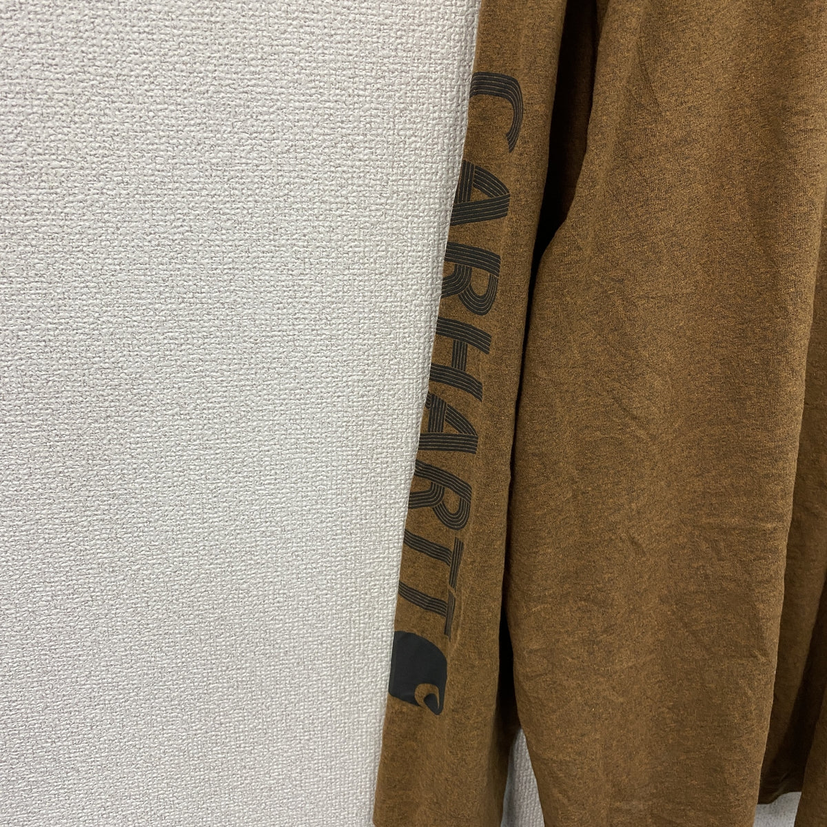 carhatt　カーハート　長袖Tシャツ/ロンT　茶色　ブラウン　XLサイズ　古着