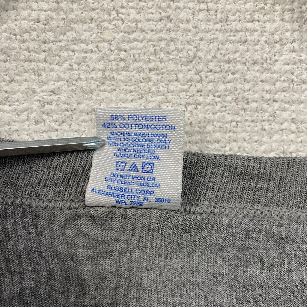 RUSSELL ATHLETIC　ラッセルアスレチック　半袖プリントTシャツ　グレー　Lサイズ　古着