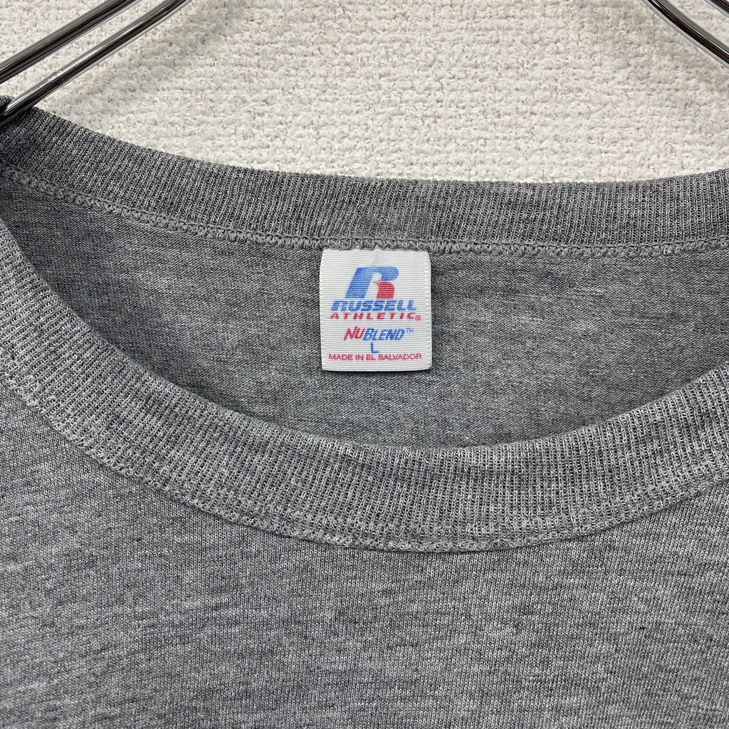 RUSSELL ATHLETIC　ラッセルアスレチック　半袖プリントTシャツ　グレー　Lサイズ　古着