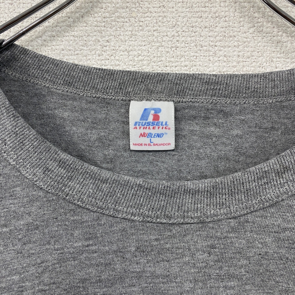 RUSSELL ATHLETIC　ラッセルアスレチック　半袖プリントTシャツ　グレー　Lサイズ　古着