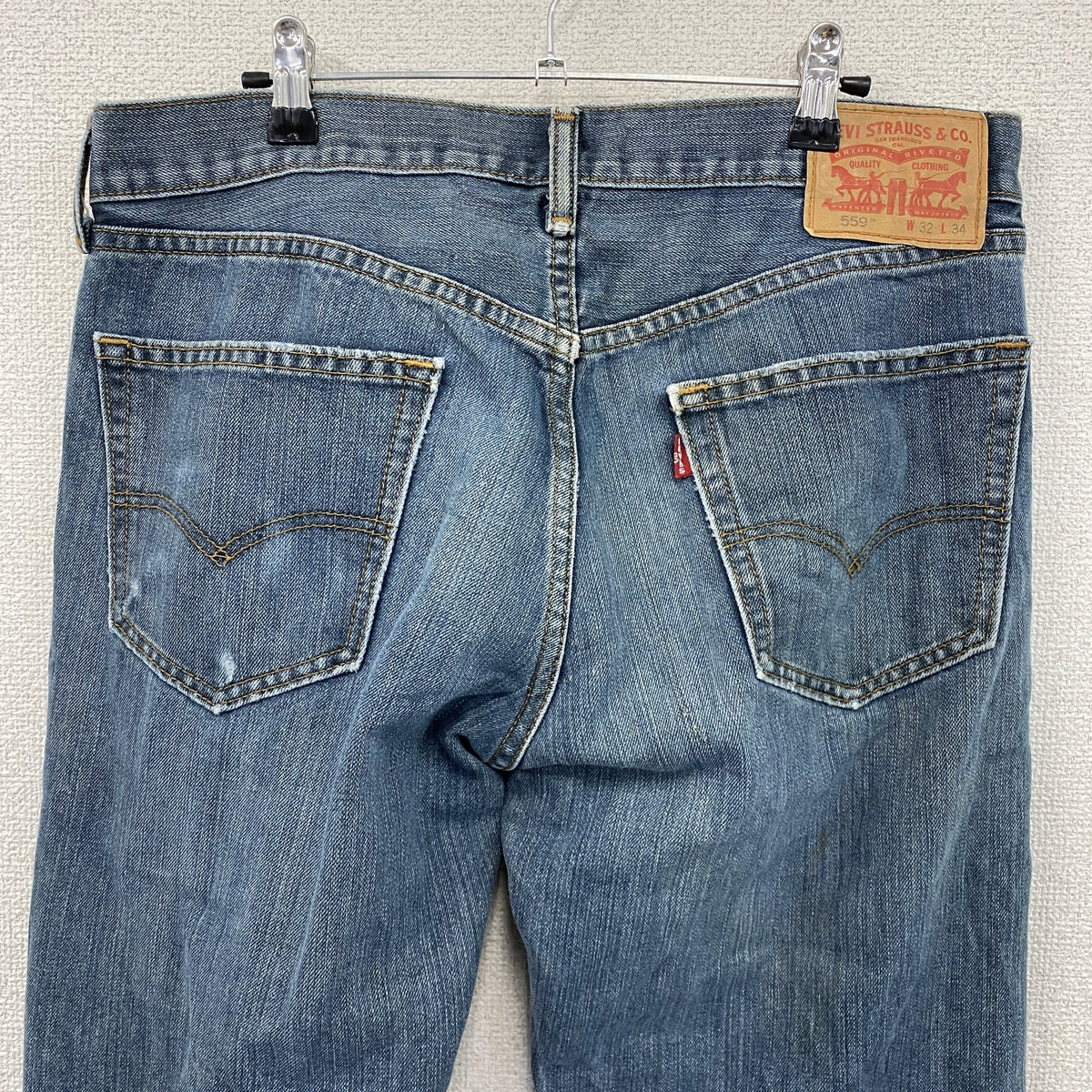 Levi's　リーバイス　559　デニムパンツ/ジーンズ　ジップフライ　インディゴ　W32サイズ　古着