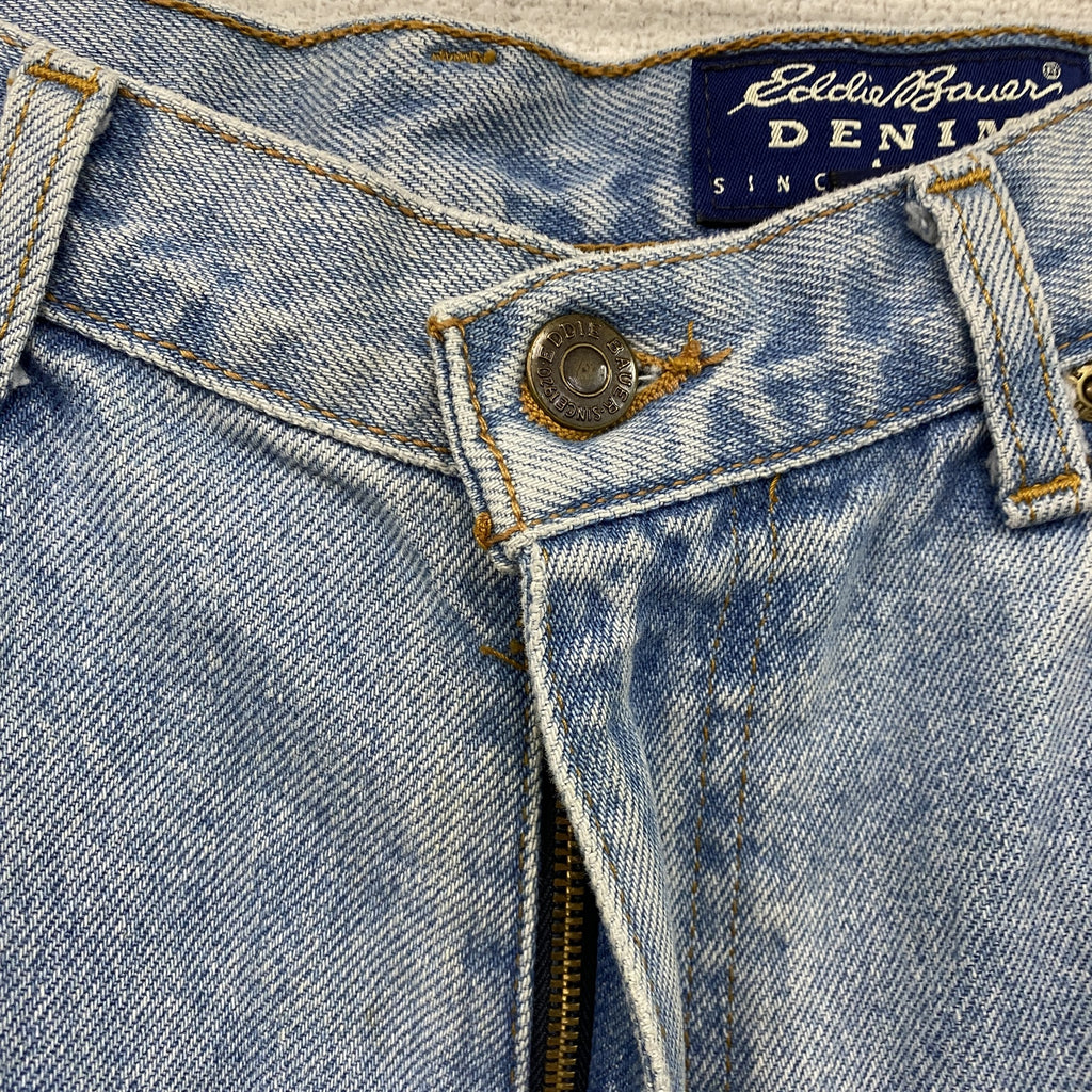 Eddie Bauer　エディバウアー　デニムパンツ/ジーンズ　ジップフライ　インディゴ　W36サイズ　古着