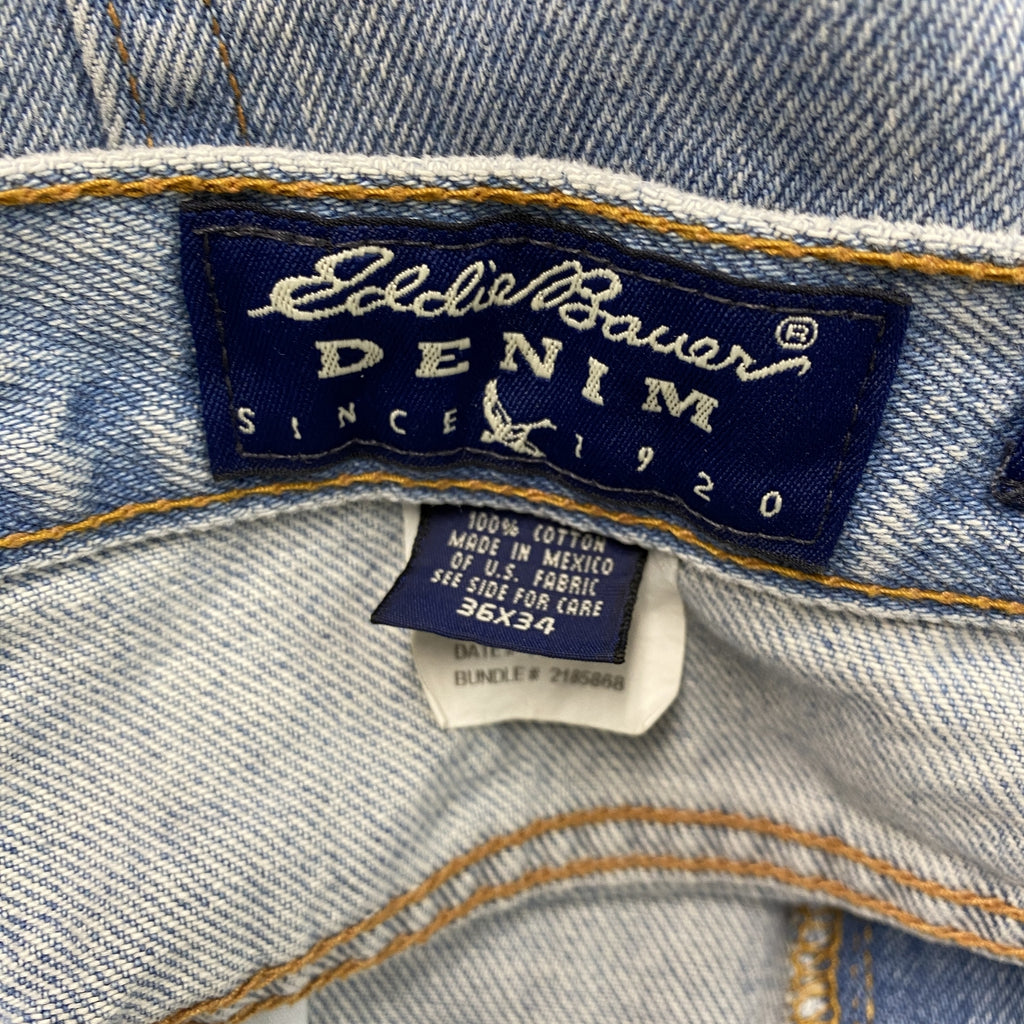 Eddie Bauer　エディバウアー　デニムパンツ/ジーンズ　ジップフライ　インディゴ　W36サイズ　古着