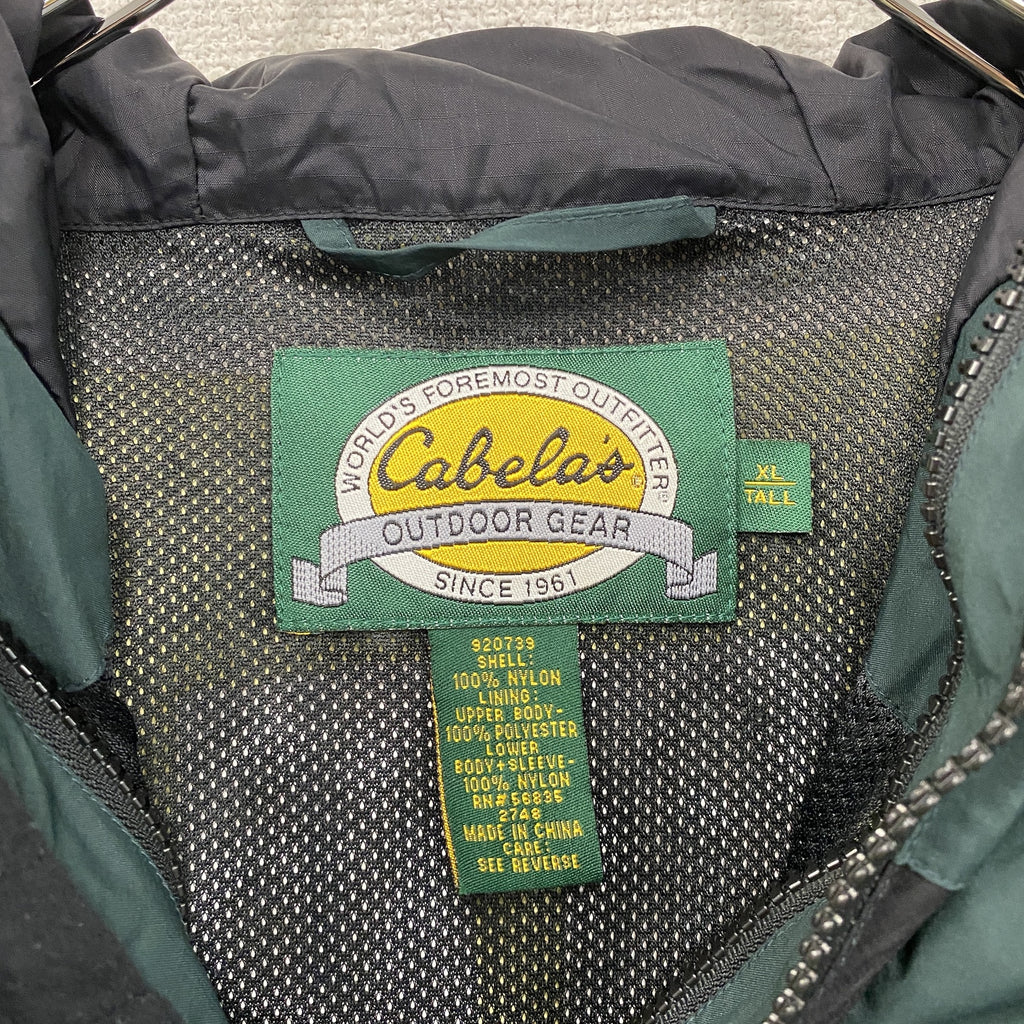 Cabela's　カベラス　マウンテンパーカー/ナイロンジャケット　緑　グリーン　XLサイズ　古着