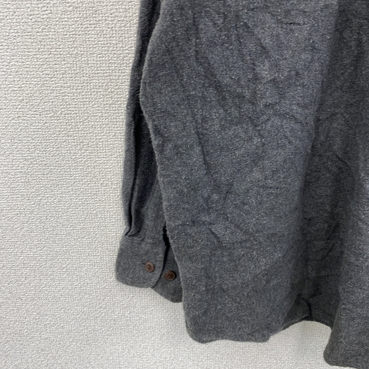 St.John's Bay　セントジョンズベイ　長袖シャモアクロスワークシャツ　グレー　XLサイズ　古着