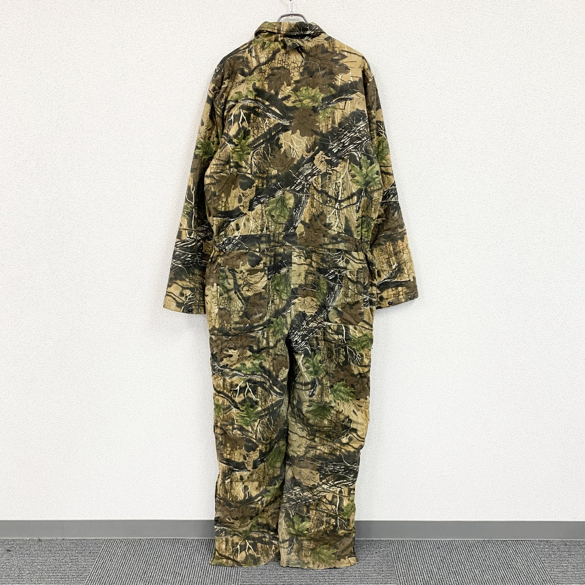 BRENTS OUTDOORS　ブレンツアウトドアーズ　オーバーオール/つなぎ　リアルツリー　カーキ　Mサイズ　古着