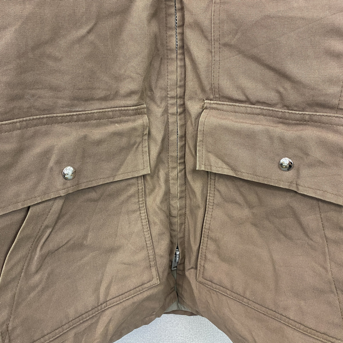 PACIFIC TRAIL　フルジップジャケット　茶色　ブラウン　XLサイズ メンズ 古着
