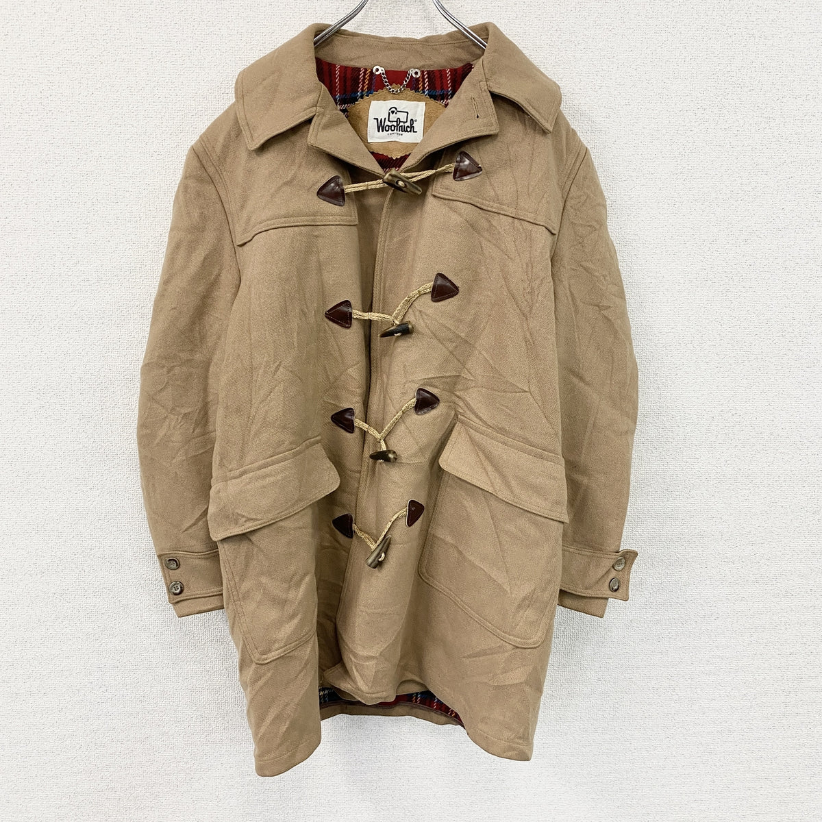 Woolrich　ウールリッチ　ダッフルコート/フーディー　ベージュ　古着