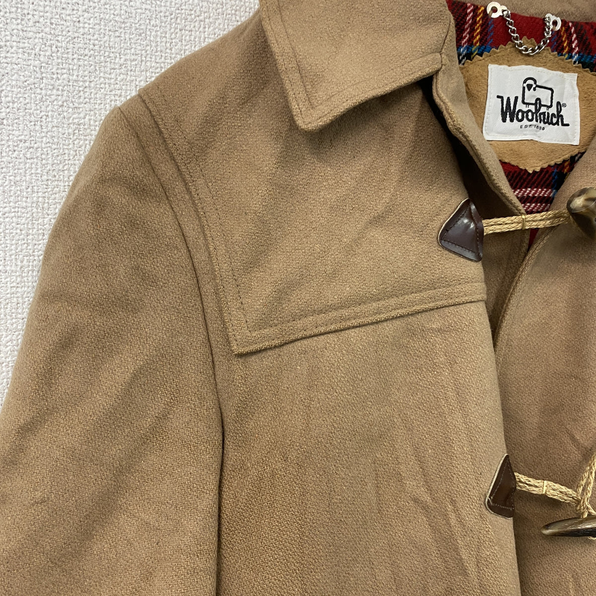 Woolrich　ウールリッチ　ダッフルコート/フーディー　ベージュ　古着