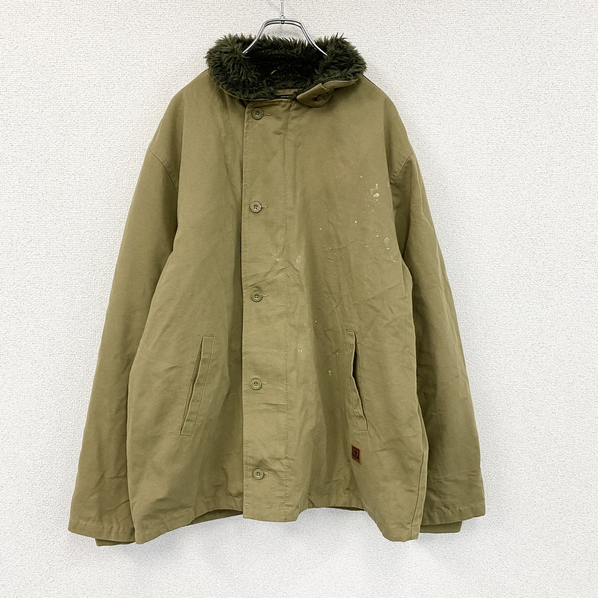 BRIXTON　ブリクストン　デッキジャケット　ベージュ　Lサイズ　古着