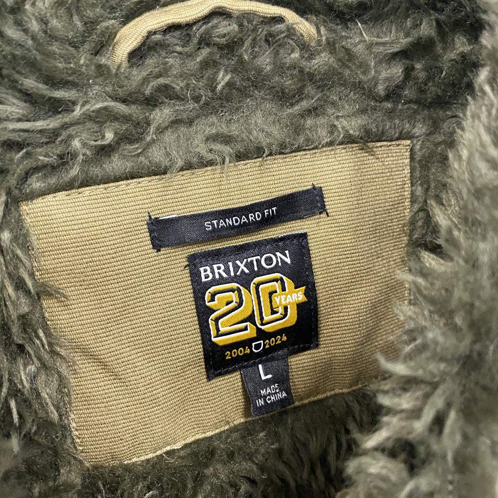 BRIXTON　ブリクストン　デッキジャケット　ベージュ　Lサイズ　古着