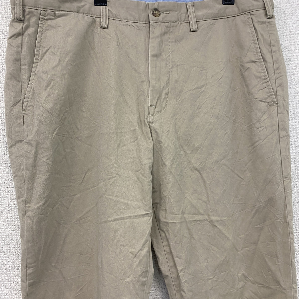 POLO RALPH LAUREN　ラルフローレン　チノパンツ　ジップフライ　ベージュ　36/32サイズ　古着