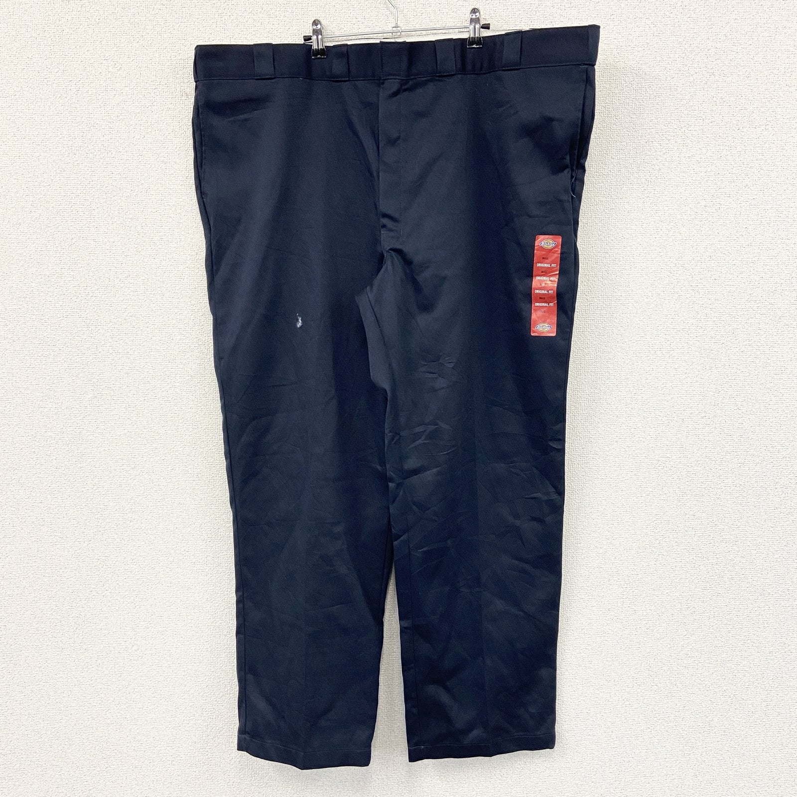 Dickies　ディッキーズ　ワークパンツ　チノパンツ　ジップフライ　未使用　黒　ブラック　W50サイズ　古着