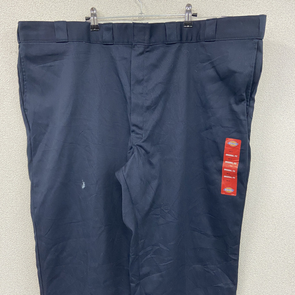 Dickies　ディッキーズ　ワークパンツ　チノパンツ　ジップフライ　未使用　黒　ブラック　W50サイズ　古着