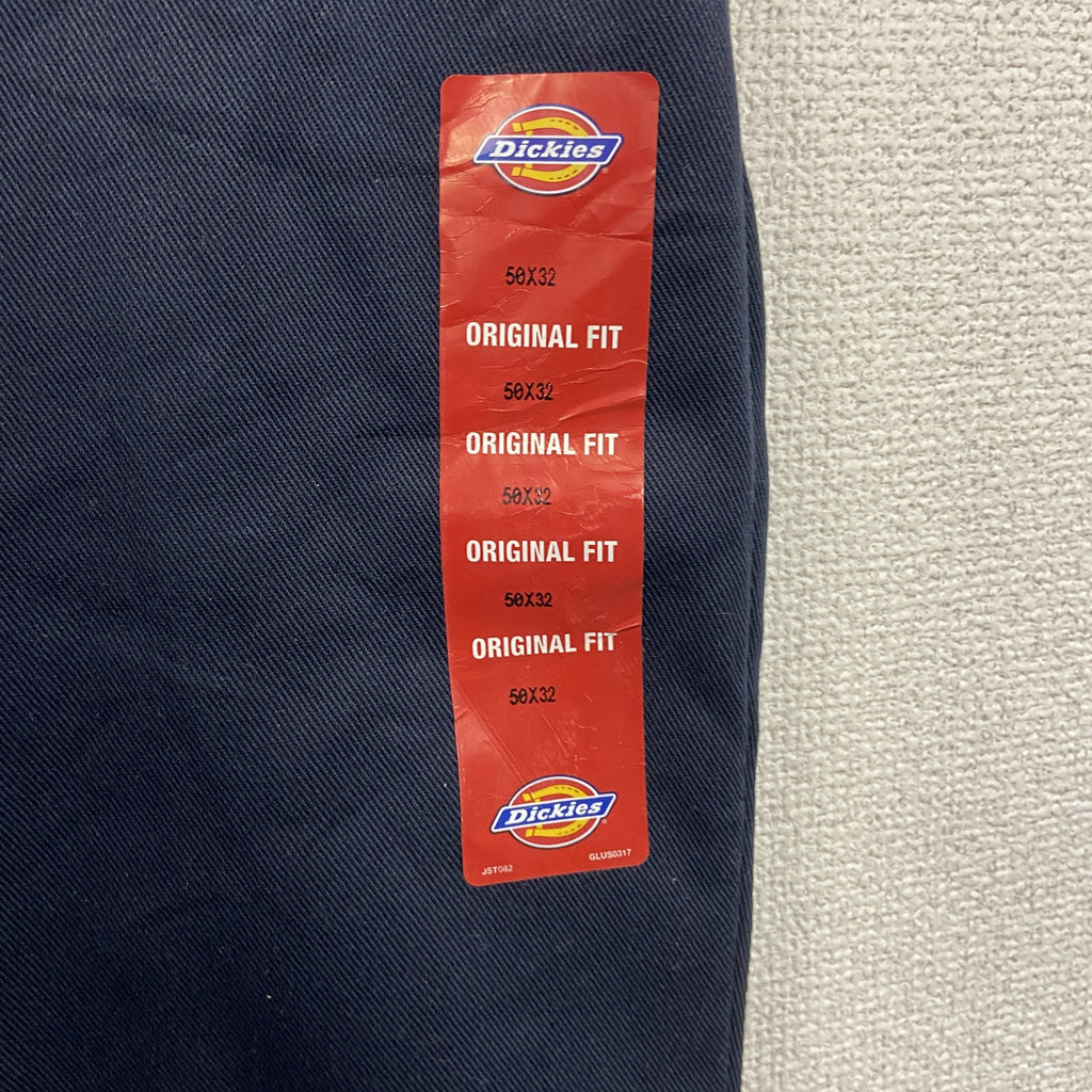 Dickies　ディッキーズ　ワークパンツ　チノパンツ　ジップフライ　未使用　黒　ブラック　W50サイズ　古着