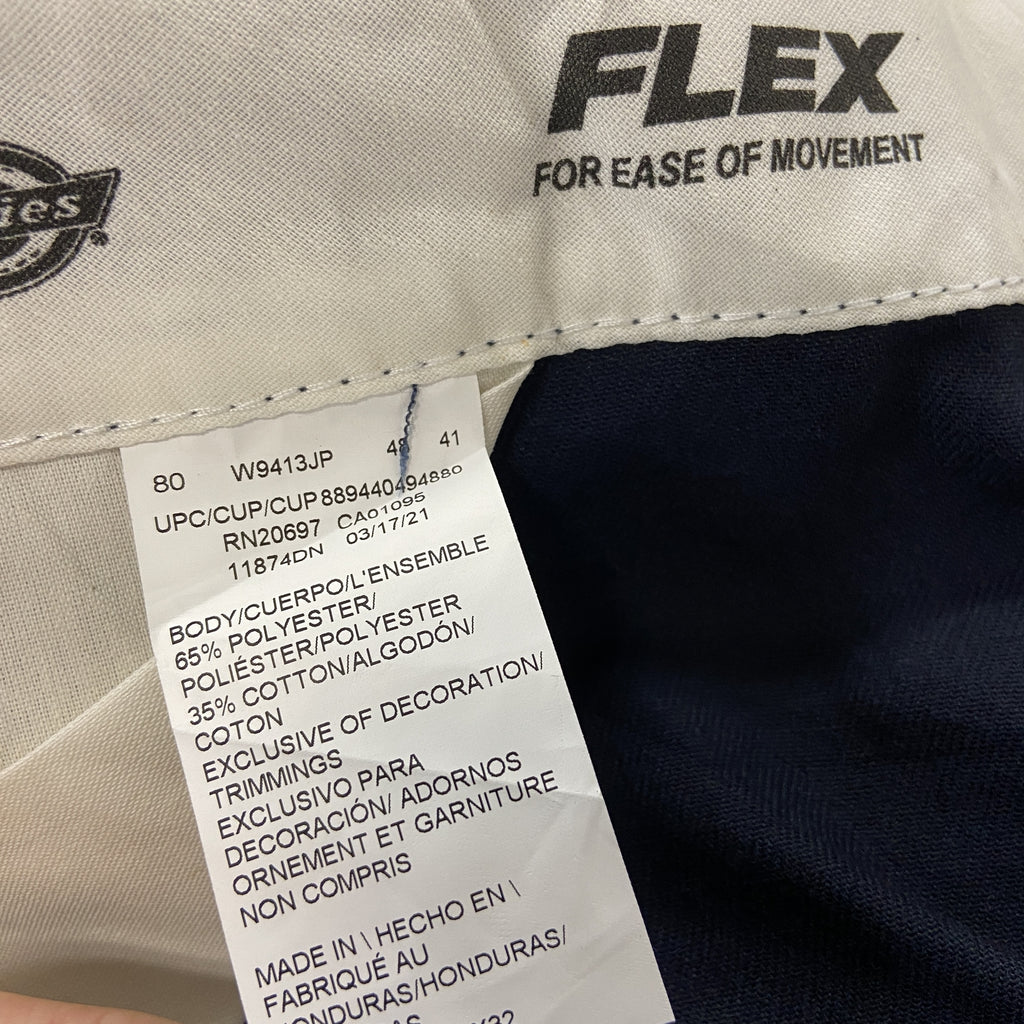 Dickies　ディッキーズ　ワークパンツ　チノパンツ　ジップフライ　未使用　黒　ブラック　W50サイズ　古着