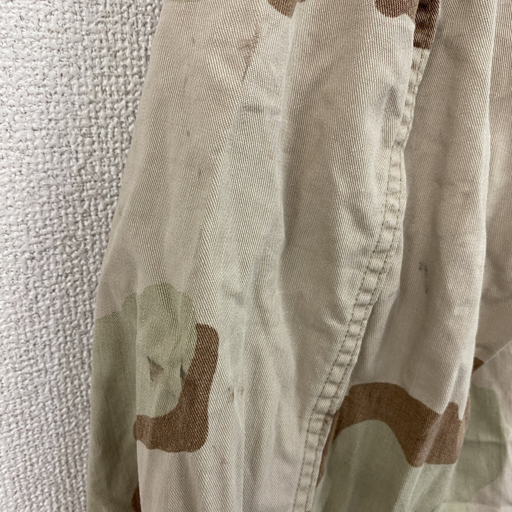ミリタリージャケット　デザカモ　3カラーデザート　4ポケ　迷彩　ベージュ　Mサイズ　古着