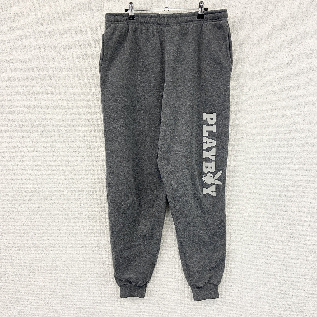 PLAY BOY　プレイボーイ　スウェットパンツ　ダークグレー　LLサイズ　古着