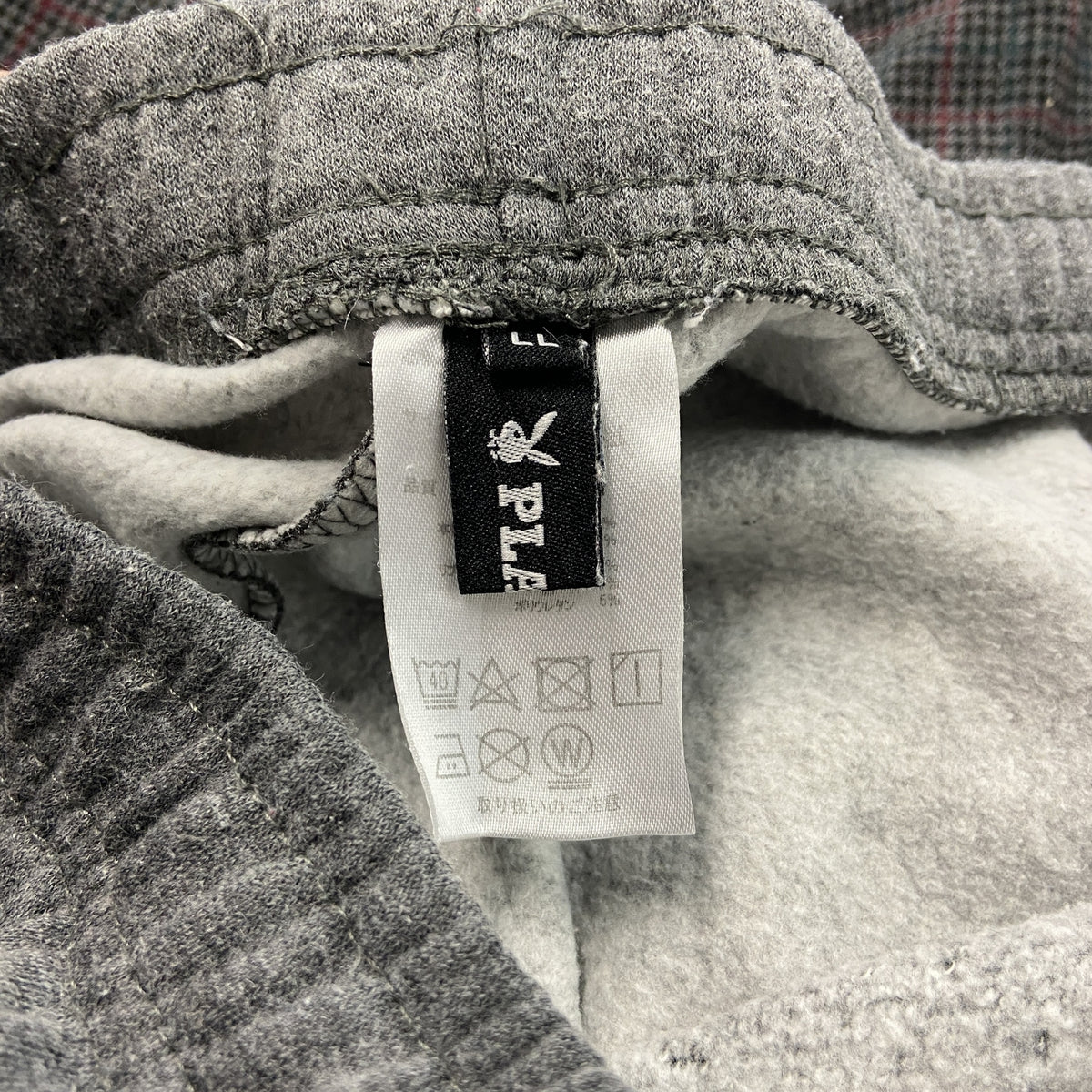 PLAY BOY　プレイボーイ　スウェットパンツ　ダークグレー　LLサイズ　古着