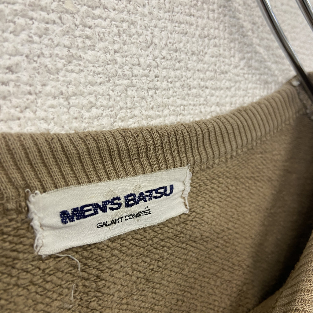 MEN'S BATSU　メンズバツ　スウェット/トレーナー　ベージュ　古着