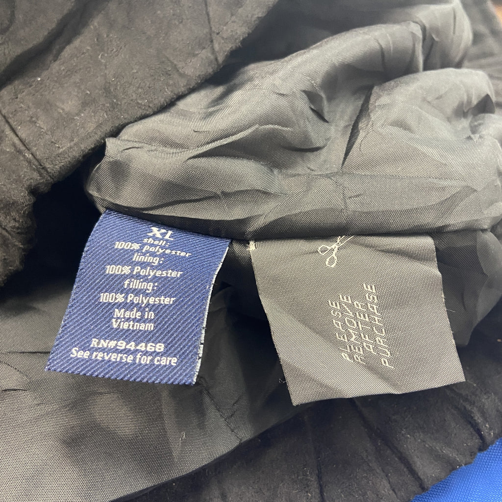 Croft&Barrow　スイングトップ/フルジップジャケット　黒　ブラック　XLサイズ　古着