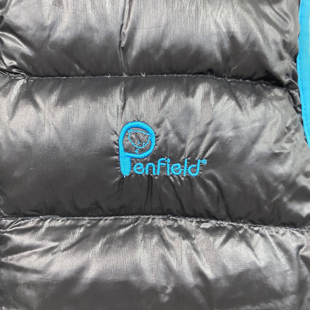 Penfield　ペンフィールド　ナイロンベスト/ダウンベスト　ダウン90％　黒　ブラック　Lサイズ　古着