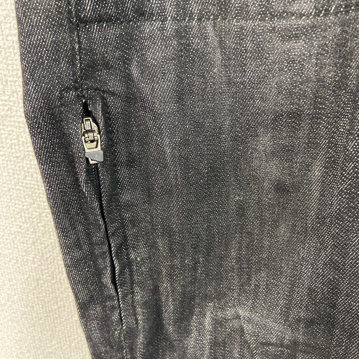 DAINESE　ダイネーゼ　デニムパンツ/ジーンズ　ジップフライ　黒　ブラック　W31サイズ　古着