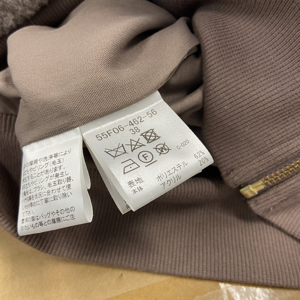 BLUE LABEL　ブルーレーベル　フルジップフリースパーカー/フーディー　マルチカラー　38サイズ フード付き メンズ ポリエステル 古着