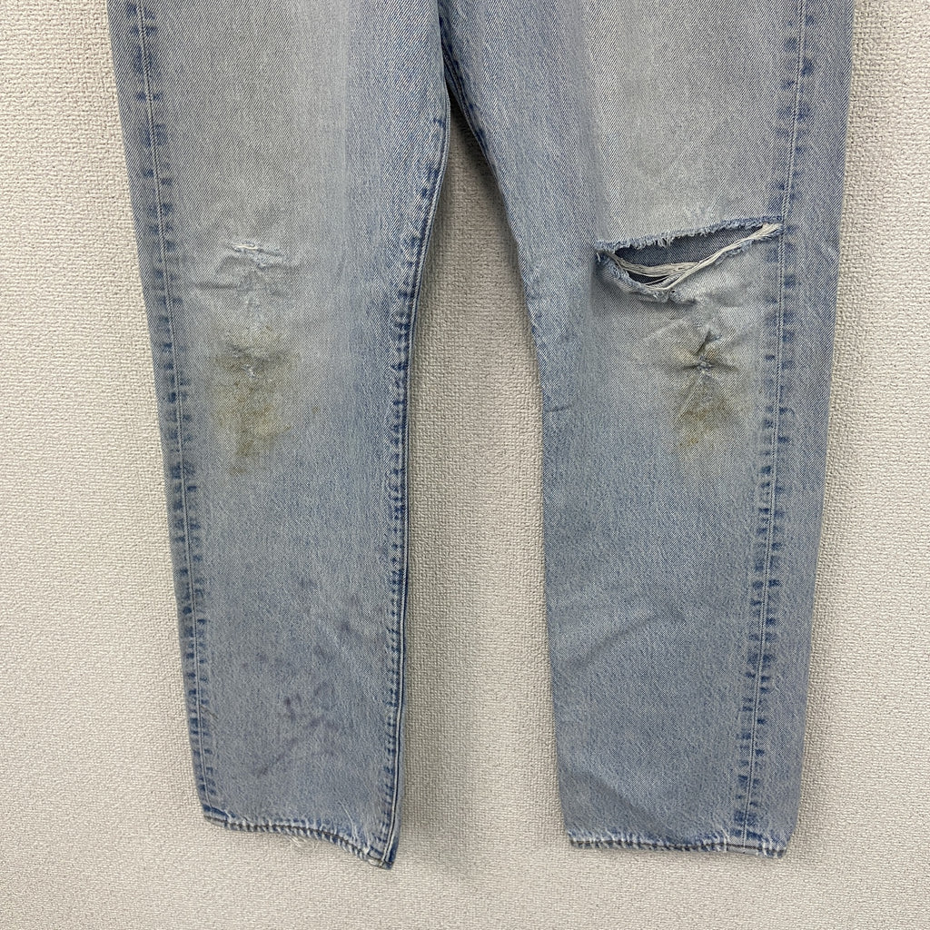 Levi's　リーバイス　501　デニムパンツ/ジーンズ　ジップフライ　インディゴ　W33サイズ メンズ コットン 古着