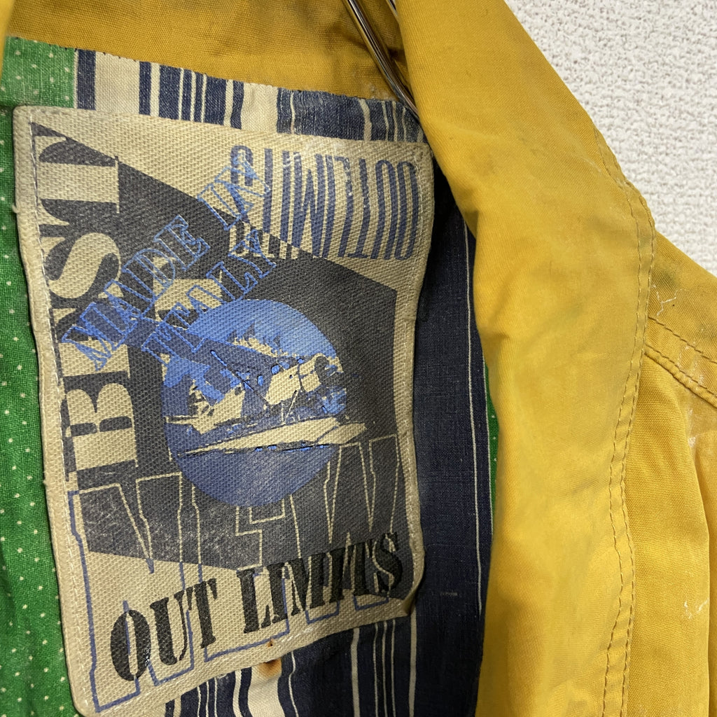 OUT LIMITS　セーリングジャケット/ワークジャケット　黄色　イエロー　古着