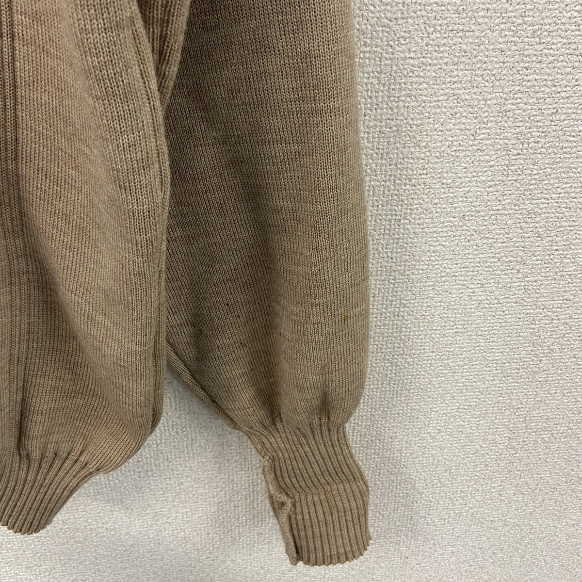 Burberrys　バーバリーズ　ニットセーター　ベージュ　Mサイズ メンズ ウール 古着